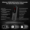 128GB (9360Hours) Digital Voice Recorder with APP, MDalong Portable Audio Recorder with Transcribe & Summarize, 3072kbps HD Recorder Device with Speaker, Recording Device with Playback, Black view 2