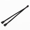 PWM Fan Splitter Cable 1 to 2 Way PC Fan Splitter Cable 4pin PWM Fan Splitter Adapter for Computer Accessory view 2