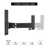 QWORK Heavy-Duty Speaker Brackets, 2 Pack DJ & PA Speaker Bracket, Wall Mount Speaker Stand, Adjustable PA Speaker Mount Bracket Holder view 2