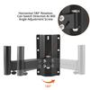 QWORK Heavy-Duty Speaker Brackets, 2 Pack DJ & PA Speaker Bracket, Wall Mount Speaker Stand, Adjustable PA Speaker Mount Bracket Holder view 3