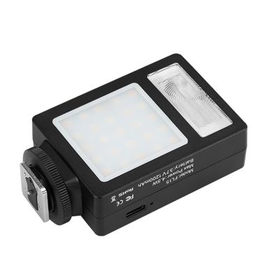 Camera Mini Flashlight Fill Light, Small Camera Flashlight Shootings Fill Light with 5 Brightness Levels GN10 2500K-6500K, Shoe Mount Flashes On Camera Video Lights