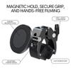 CosmoGlo Magnetic Content Clamp with Secure Hold for Phone Mounting- Adjustable Phone Holder Ideal for Hands-Free Filming & Content Creation- Esthetician Content Clamp for Beauty Pros & Live Streamers view 2