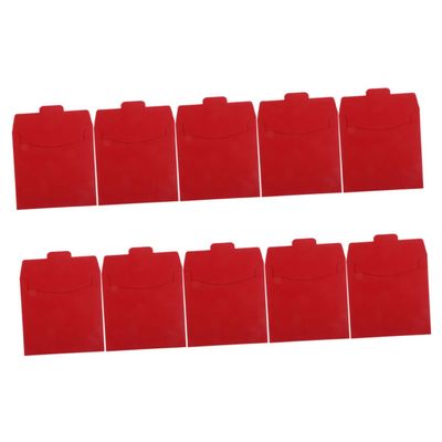 IMIKEYA 10pcs Red Cd DVD Paper Sleeves Lightweight Storage for Disc for Organizing Music and Movies and Portable Disc Cases