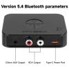 M2R Bluetooth 5.4 Audio Receiver 3.55mm RCA Bluetooth Adapter for Stereo Wireless Audio Receiver/USB Flash Drive/NFC One Touch Connection for Home and Car Stereo System Speakers view 2