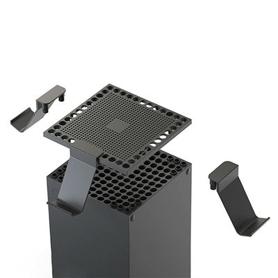 1 Set ABS Console Guard Heat Dissipation Dustproof Protective Cover+Handle Hooks Bracket Frame Replacement for Xbox Accessory
