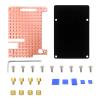 Replacement Copper Heatsink Fast Heat Dissipation Protective Passive Cooling Case for Raspberry Pi 4B Parts view 2
