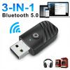 10M Dual Mode 3 in 1 Wireless USB Bluetooth 5.0 3.5mm Audio Transmitter Receiver Adapter Max Range for PC TV Car Accessory view 3