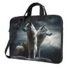 Laptop Bag 15.6 inch Shockproof Protective Notebook Case wolf at night Laptop Case Sleeve Portable Computer Bag view 1