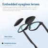 AI Translation Glasses, Bluetooth Real Time Translation Glasses Support 118 Languages, Stereo Sound Smart Translator Sunglasses for Travel Business view 2