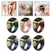 Aikimfuly Smart Zikr Ring, Smart Ring Counter Waterproof Digital Counter & Vibration Reminder, Unisex Azan Alarm Clock Finger Counter for Muslims(18mm Pink) view 3