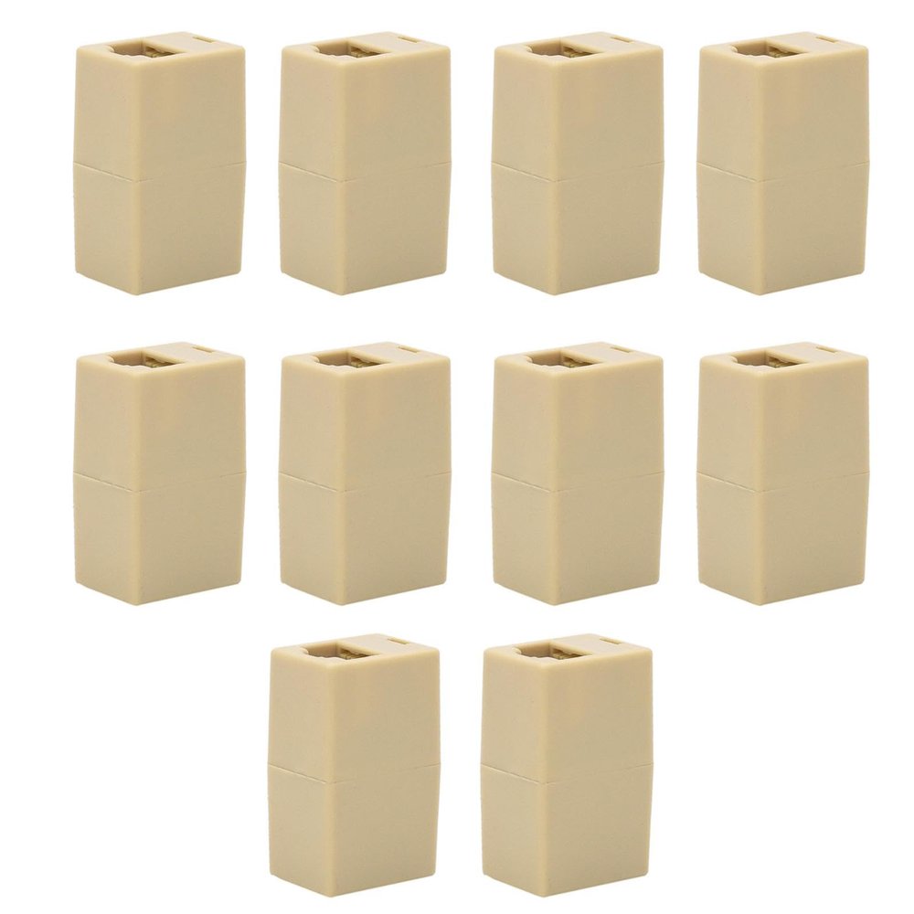 10 PCS RJ45 Female Network Ethernet LAN Connector Adapter Coupler Extender Parts