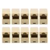 10 PCS RJ45 Female Network Ethernet LAN Connector Adapter Coupler Extender Parts view 3