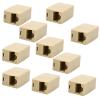 10 PCS RJ45 Female Network Ethernet LAN Connector Adapter Coupler Extender Parts view 4