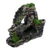 Resin Aquarium Decoration Fish Tank Mountain View Stone Ornament Landscape Hiding Cave Accessory view 1