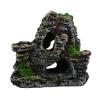 Resin Aquarium Decoration Fish Tank Mountain View Stone Ornament Landscape Hiding Cave Accessory view 2