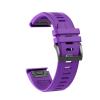 1PCS 26mm 22mm Silicone Strap For Garmin Fenix E 8 7X 7 Pro 6 6X 5 5X Plus/Epix Pro Gen 2/Descent G2(Style2 Purple,1PCS QuickFit 26mm) view 1