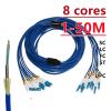 8 Wire Armoured Fiber Optic Patch Cable 1-50m SM Blue (15m 1pc LC-LC) view 2