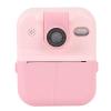 Instant Print Camera, 48MP 1080P Instant Camera with 2.4 in IPS Screen, Support Music Games, Portable Travel Video Camcorder with 180 Degree Rotating Lens (Pink) view 1
