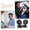 DOITOOL Car Usb Cooling Fan for Vehicles Lightweight Car Supplies for Use Dual Usb Interface for Easy Compatibility view 4