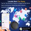 Bluetooth Tracker for Android 1-Pack,Item Finder for Android Device, Works with Google Find Hub Device,Used as Key Finder/Luggage Locator with No Subscription-Black view 4