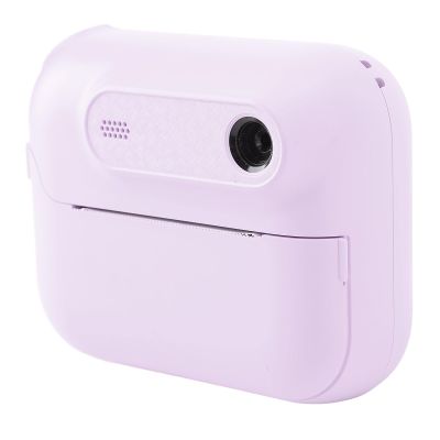 Instant Print Digital Camera, 48MP 1080P Instant Camera with 6X Zoom & MP3 Player, for Photo Printing and Creative Gifts (Purple)