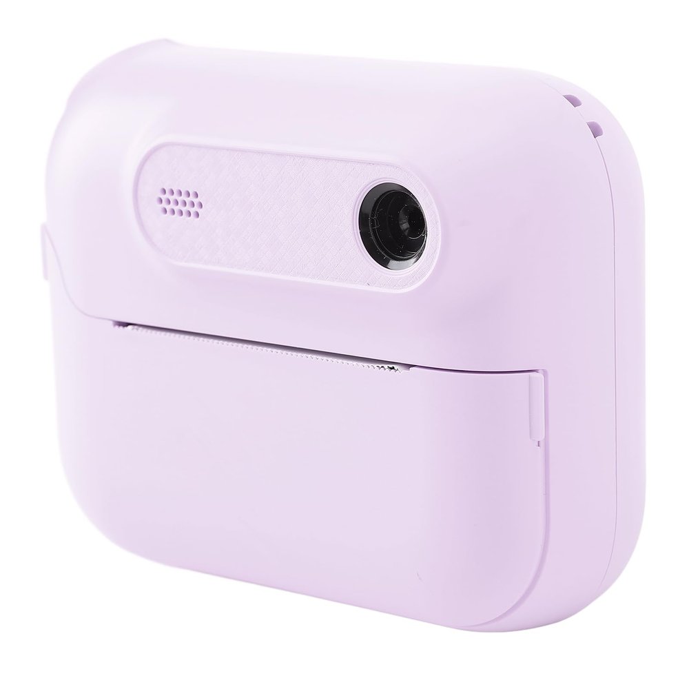 Instant Print Digital Camera, 48MP 1080P Instant Camera with 6X Zoom & MP3 Player, for Photo Printing and Creative Gifts (Purple)