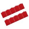 Luxshiny 10pcs Cd DVD Sleeves Red Paper Sleeve for Disc Storage for Wedding Photographers and Advertising Materials and Organization view 1