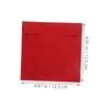 Luxshiny 10pcs Cd DVD Sleeves Red Paper Sleeve for Disc Storage for Wedding Photographers and Advertising Materials and Organization view 2