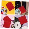 Luxshiny 10pcs Cd DVD Sleeves Red Paper Sleeve for Disc Storage for Wedding Photographers and Advertising Materials and Organization view 3