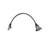 Network Extension Cable RJ45 Male to Female Screw Panel Mount Ethernet Cable LAN Network Extension Cable Accessory view 1