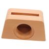 COHEALI Wooden Phone Amplifier Stand for Desk Unique Trapezoidal Design Handmade Wood Cellphone Holder for Clearer Sound Multi-Functional Office Decor view 1