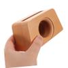 COHEALI Wooden Phone Amplifier Stand for Desk Unique Trapezoidal Design Handmade Wood Cellphone Holder for Clearer Sound Multi-Functional Office Decor view 3