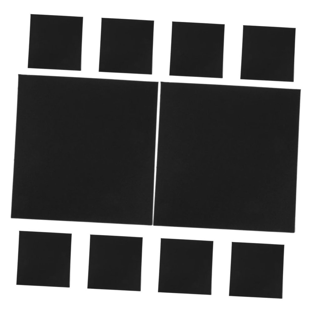Luxshiny 10Pcs Paper CD Sleeves for Organized Storage Professional Black Envelopes for Wedding Photographers and Advertising Materials Compatibility for and DVDs