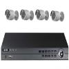 CCTVWHOLESALEOUTLET 4-Channel NVR Surveillance Kit with 1TB HDD and 2.8mm Fixed Lens 4 Outdoor IP Bullet Cameras, 2MP EXIR IR Night Vision view 1