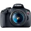 Canon EOS Rebel T7 DSLR Camera |24.1MP| with Canon 18-55mm is II Lens + LED Video Light + 2pc 64GB Memory, Case, Software Editor, Filters & Tripod Kit, Black (Renewed) view 3