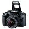 Canon EOS 4000D / Rebel T100 DSLR Camera with 18-55mm Lens + Flash + 2pc 64GB Memory Cards, Tripod, Case, Filters & More, Black (Renewed) view 4