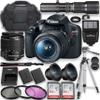 Canon EOS Rebel T7 DSLR Camera with EF-S 18-55mm f/3.5-5.6 is II Lens & 500mm f/8 Manual Telephoto Lens + Flash + 2pc 64GB Memory Cards + Case + Tripod + Filters & More (Renewed) view 1