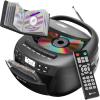 KLIM CD Player & Cassette Tape Player with Case, Bluetooth Boombox, AM/FM Radio, Stereo Sound, Remote, CD and Cassette Combo, Tape Recording, USB Drive, AUX, AC/DC Powered view 1