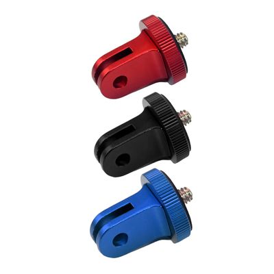 DOITOOL 3pcs Aluminum Alloy Camera Plates Rotatable Mount for DSLR Compatible Tripod Accessories Red Blue Black