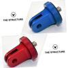 DOITOOL 3pcs Aluminum Alloy Camera Plates Rotatable Mount for DSLR Compatible Tripod Accessories Red Blue Black view 4