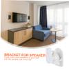 NUOBESTY 2sets Surround Sound Wall Mount Speaker Brackets for Home Kitchen and Workstation Sturdy Construction for Secure Speaker Mounting view 4