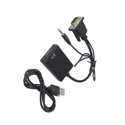 ARTIBETTER to Adapter Audio Cable Resolution Oxygen Copper for Pc Laptop Projector and Black Cable