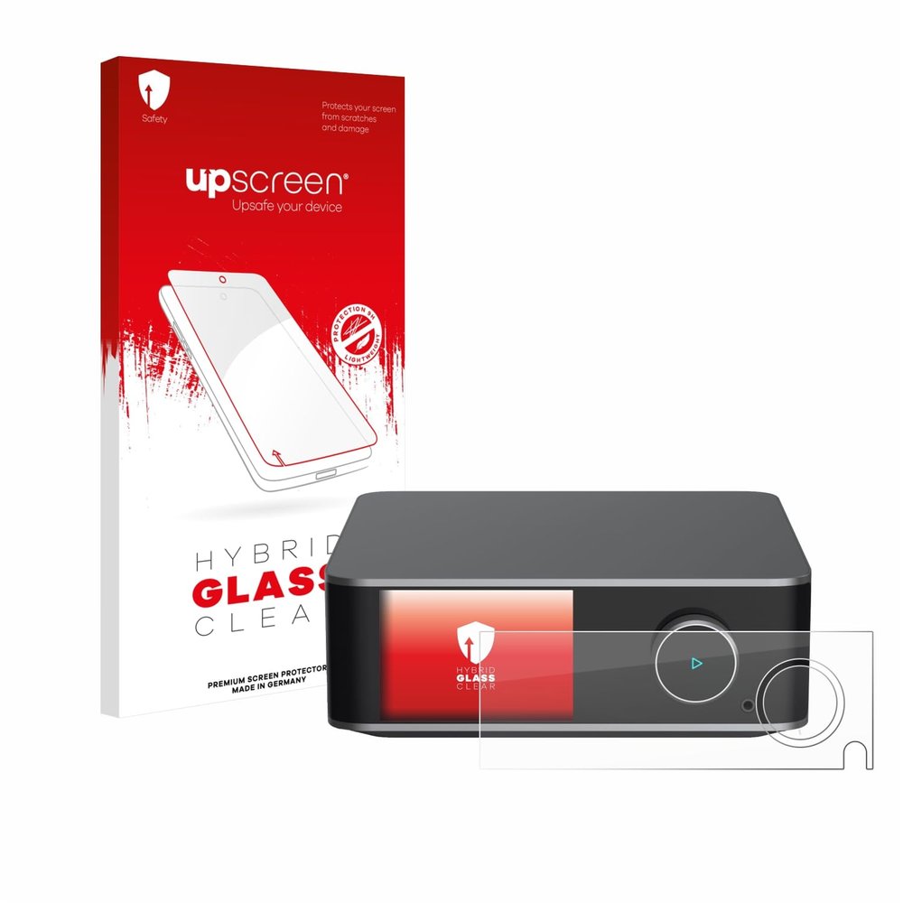 upscreen Screen Protector Film compatible with WiiM Ultra - 9H Glass Protection, Extreme Scratch Resistant