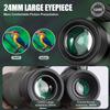 12x60 HD Monocular Telescope with Smartphone Adapter Tripod & Portable Bag, Larger Night Vision Monoculars for Adults with BAK4 Prism & FMC Lens, Suitable for Bird Watching Hunting Hiking Camping view 3