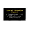 LCDBros Replacement Screen for NV140WUM-N41 V8.1 30 Pins FHD+ 1920x1200 Matte LCD LED Display with Tools & Tape view 3