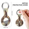 Bigfoot Sasquatch Walking Tracker Holder Cover Shockproof Protective Case with Keychain Compatible with Air Tag 1PCS view 2