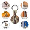 Bigfoot Sasquatch Walking Tracker Holder Cover Shockproof Protective Case with Keychain Compatible with Air Tag 1PCS view 3