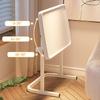Adjustable Overbed Table with Cup Holder, Portable 90 Tilting Laptop Desk, Ergonomic Height Bedside Foldable Mobile Standing Desk for Home & Office view 4