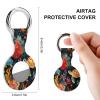Sea Turtle Ocean Starfish Tracker Holder Cover Shockproof Protective Case with Keychain Compatible with Air Tag 1PCS view 2