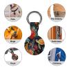 Sea Turtle Ocean Starfish Tracker Holder Cover Shockproof Protective Case with Keychain Compatible with Air Tag 1PCS view 3